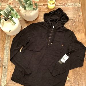 Howe Hooded Tee - Black & White